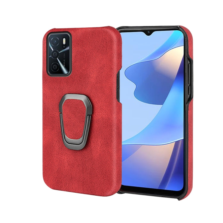 Custodia per telefono in PU con supporto ad anello per OPPO A16 / A16S / A54S, For OPPO A16 / A16S