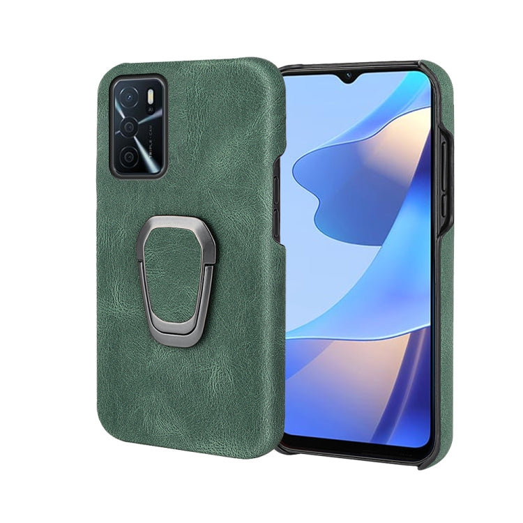 Custodia per telefono in PU con supporto ad anello per OPPO A16 / A16S / A54S, For OPPO A16 / A16S