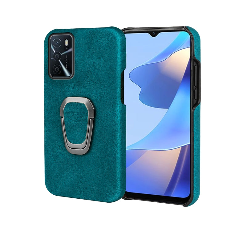 Custodia per telefono in PU con supporto ad anello per OPPO A16 / A16S / A54S, For OPPO A16 / A16S