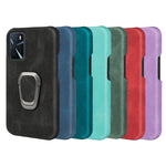 Custodia per telefono in PU con supporto ad anello per OPPO A16 / A16S / A54S, For OPPO A16 / A16S