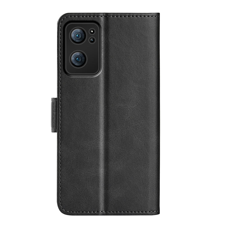 Per OPPO Reno7 5G Custodia in pelle a vibrazione orizzontale con fibbia magnetica a doppio lato con supporto e slot per carte e portafoglio, For OPPO Reno7 5G