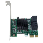 Convertitore PCI Express 4 porte PCI-E a SATA