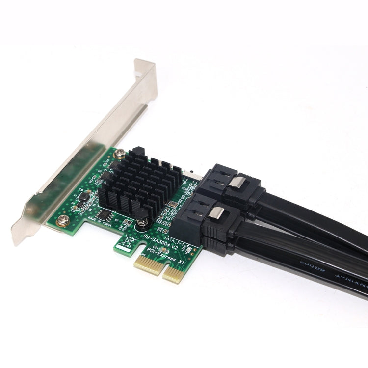 Convertitore PCI Express 4 porte PCI-E a SATA