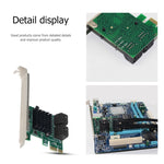 Convertitore PCI Express 4 porte PCI-E a SATA