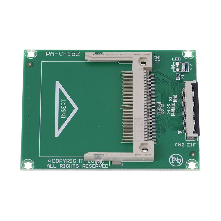 Scheda memoria Compact Flash CF 1,8" 50 pin adattatore ZIF