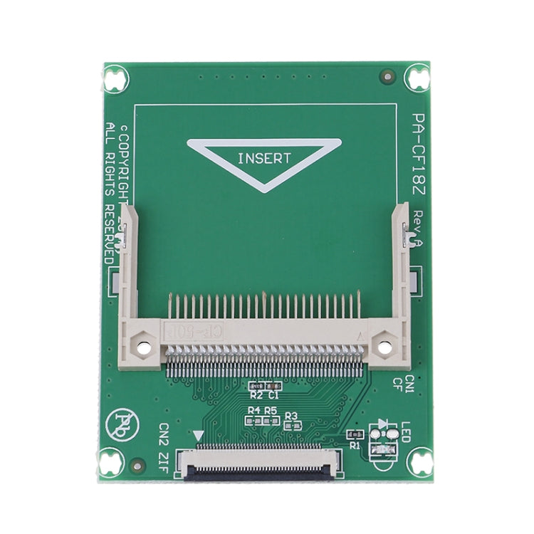 Scheda memoria Compact Flash CF 1,8" 50 pin adattatore ZIF