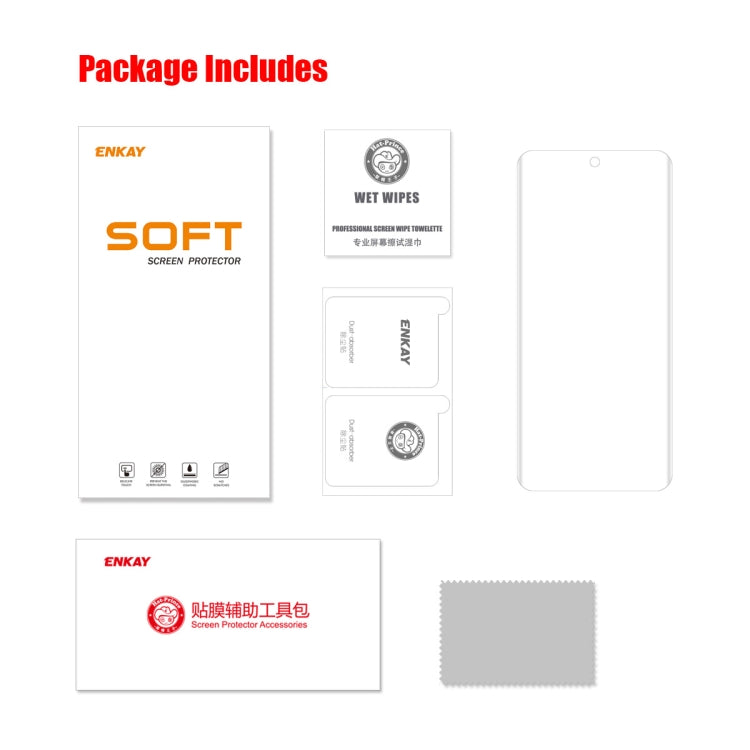 Per Xiaomi 12/12X ENKAY 3D bordo curvo PET Hot Bending Soft Full Film, 1 PCS, 2 PCS, 5 PCS, 10 PCS