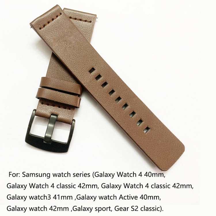 Cinturino in pelle per Samsung Gear Sport e Gear S2 Classic