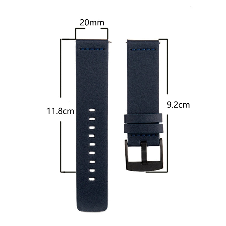 Cinturino in pelle per Samsung Gear Sport e Gear S2 Classic