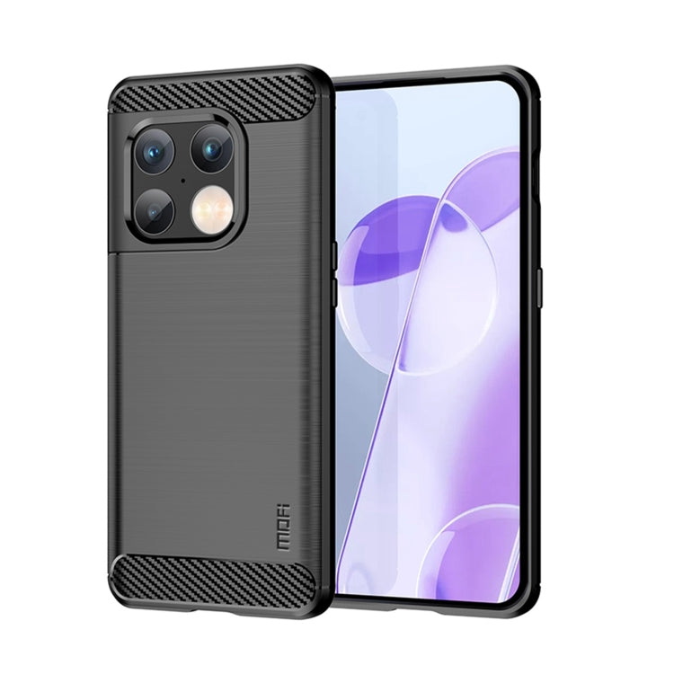 Custodia morbida TPU fibra carbonio per OnePlus 10 Pro