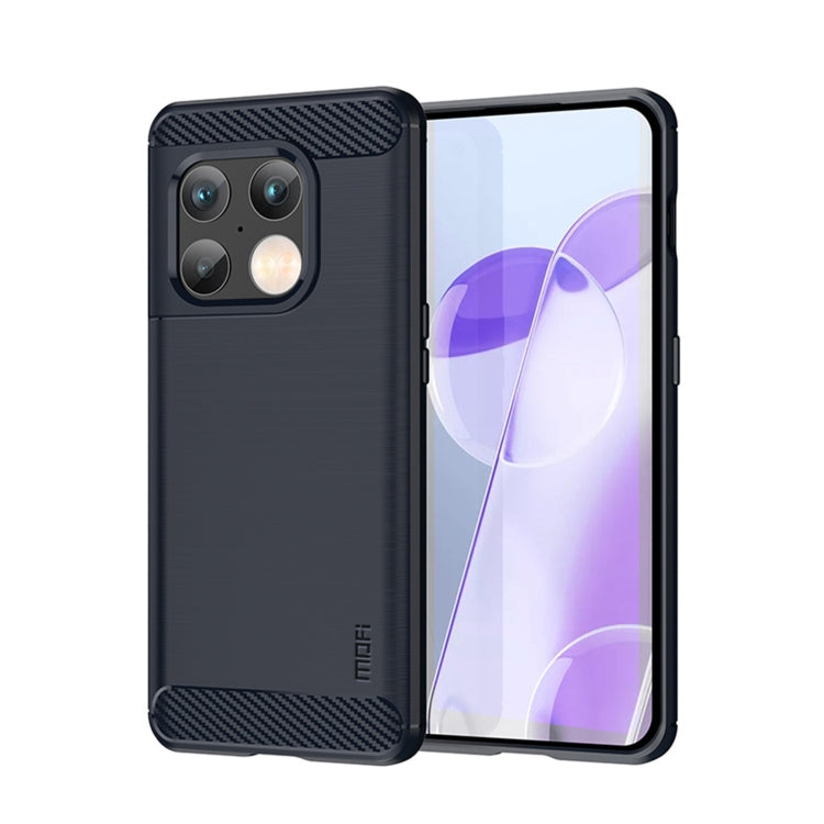 Custodia morbida TPU fibra carbonio per OnePlus 10 Pro