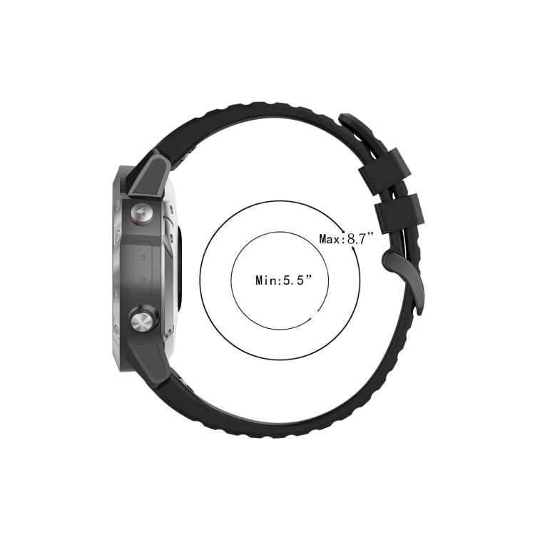 Cinturino sportivo in silicone per Garmin Fenix 6 Pro