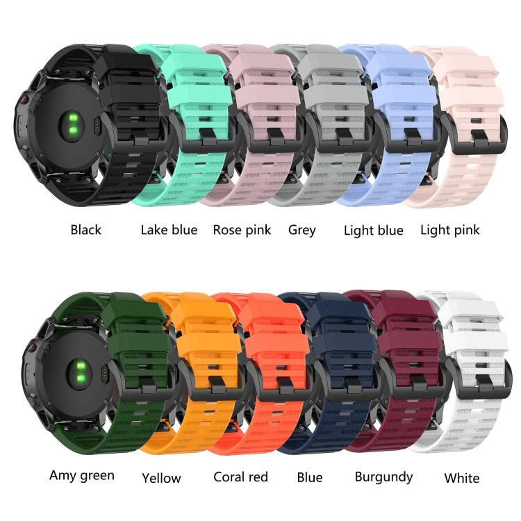 Cinturino sportivo in silicone 26 mm per Garmin Fenix 3