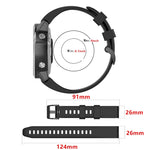 Cinturino sportivo in silicone 26 mm per Garmin Fenix 3