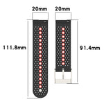 Cinturino in silicone 20 mm per Garmin Forerunner 645 Music