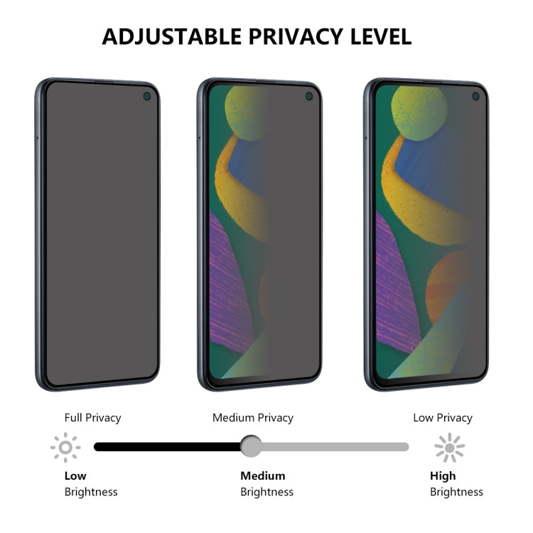 Pellicola vetro temperato privacy per Samsung Galaxy F52 5G