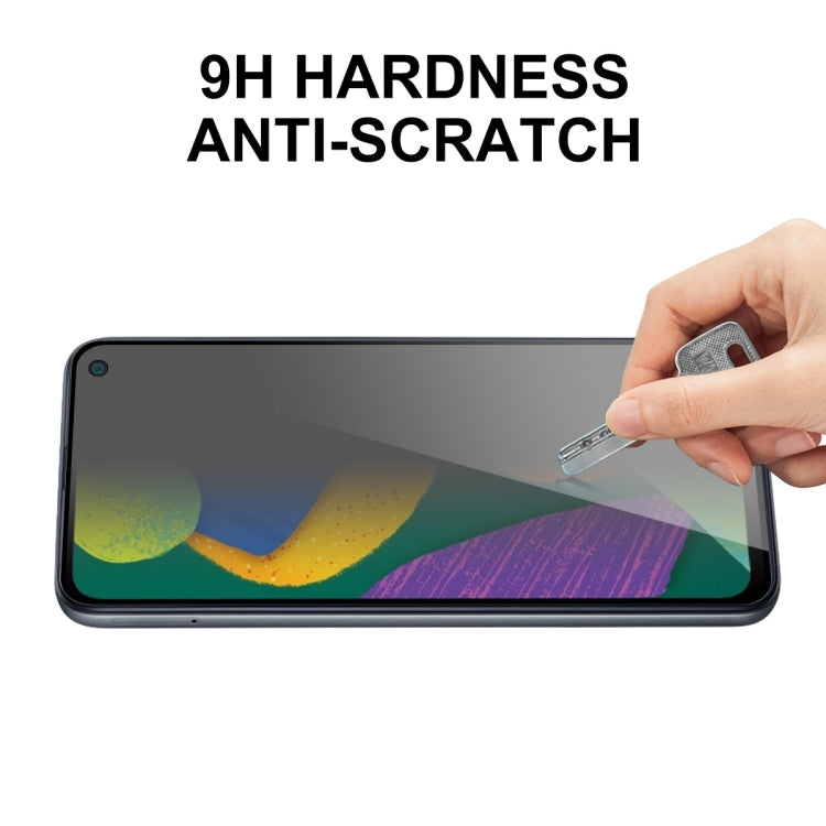 Pellicola vetro temperato privacy per Samsung Galaxy F52 5G