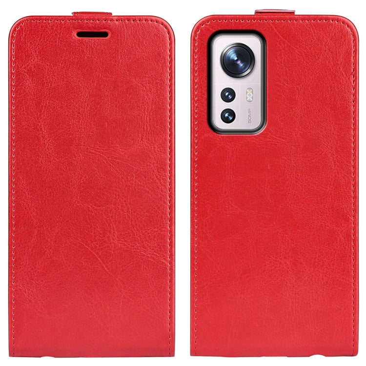 Per Xiaomi 12 R64 Custodia per telefono in pelle con vibrazione verticale Texture, For Xiaomi 12