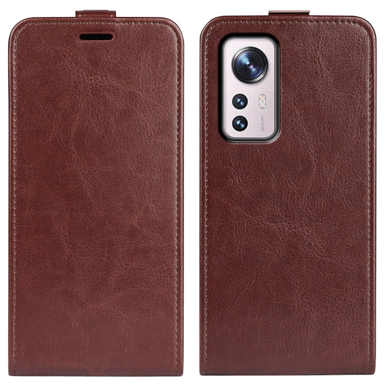 Per Xiaomi 12 R64 Custodia per telefono in pelle con vibrazione verticale Texture, For Xiaomi 12