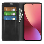 Per Xiaomi 12 Pro Custodia per telefono in pelle con aspirazione magnetica retro-pelle, For Xiaomi 12 Pro