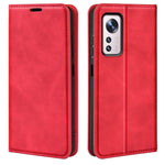 Per Xiaomi 12 Pro Custodia per telefono in pelle con aspirazione magnetica retro-pelle, For Xiaomi 12 Pro