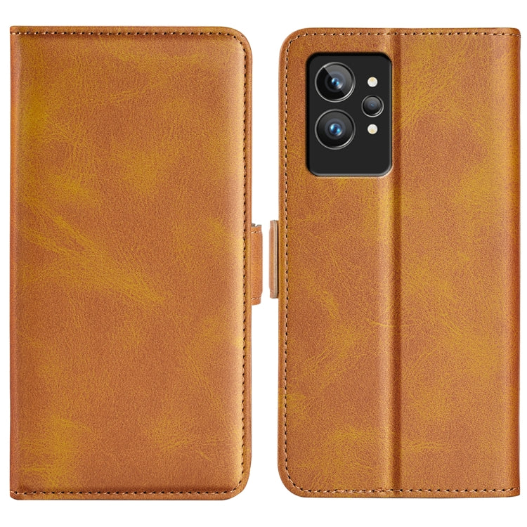 Per OPPO Realme GT2 Pro 5G Custodia in pelle con fibbia magnetica a doppio lato, For OPPO Realme GT2 Pro 5G
