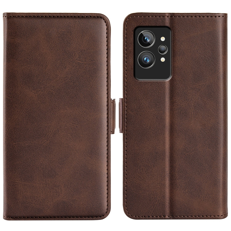 Per OPPO Realme GT2 Pro 5G Custodia in pelle con fibbia magnetica a doppio lato, For OPPO Realme GT2 Pro 5G