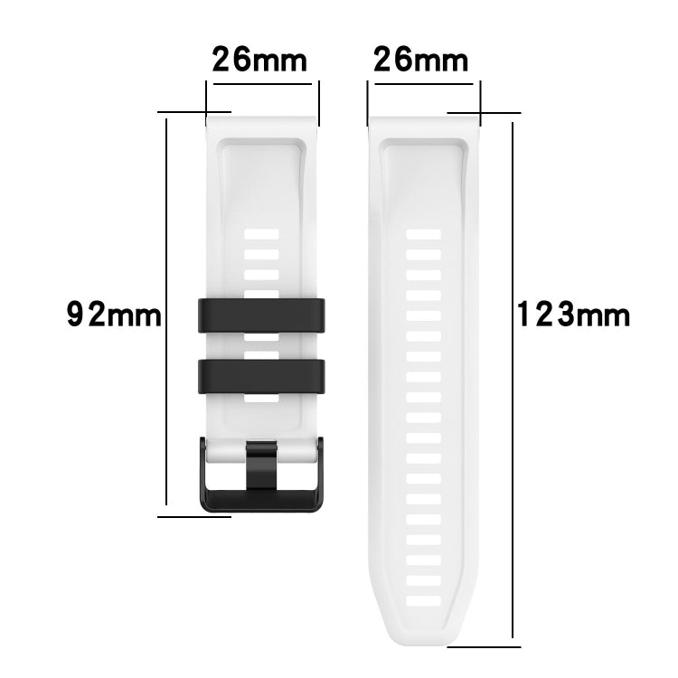Cinturino in silicone 22 mm per Garmin Forerunner 935
