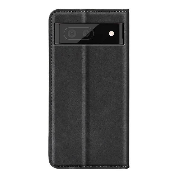 Per Google Pixel 7 Custodia per telefono in pelle con aspirazione magnetica retro-pelle, For Google Pixel 7
