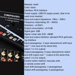 Commutatore audio RCA stereo 4 ingressi e 2 uscite con telecomando - immagine 9