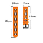 Cinturino in silicone 20mm per Samsung Galaxy Watch4 44mm