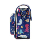 Custodia in pelle PU per fotocamera full body modello Ocean World con cinturino per FUJIFILM instax mini 9 / mini 8+ / mini 8, Ocean World Pattern