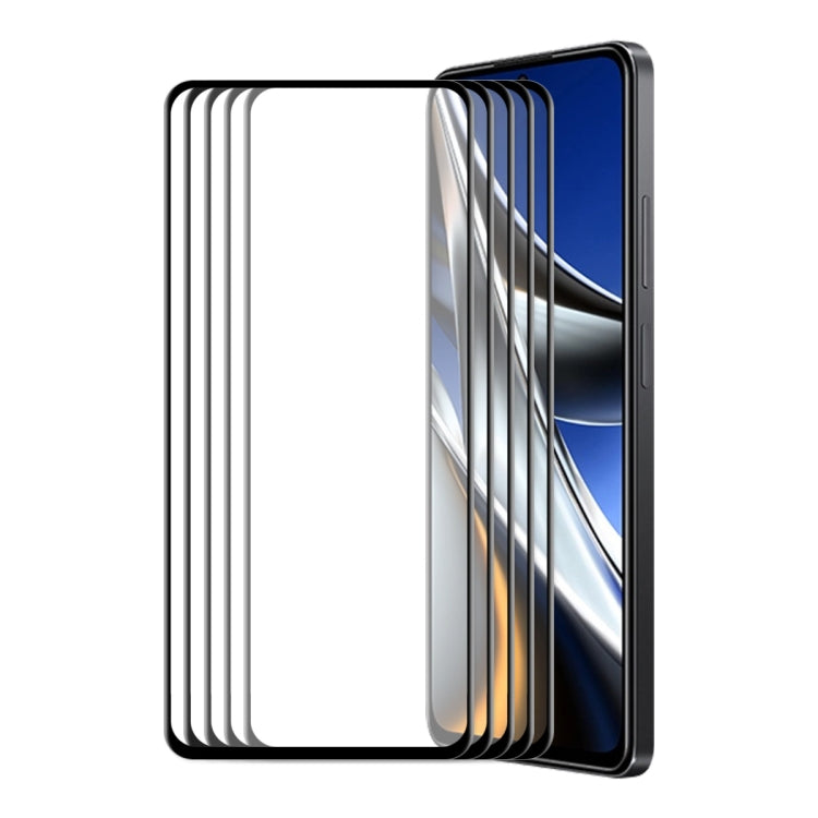 Per Xiaomi Poco X4 Pro 5G ENKAY 6D Full Glue Vetro temperato Full Film, For Xiaomi Poco X4 Pro 5G(1 PC), For Xiaomi Poco X4 Pro 5G(2 PCS), For Xiaomi Poco X4 Pro 5G(5 PCS)