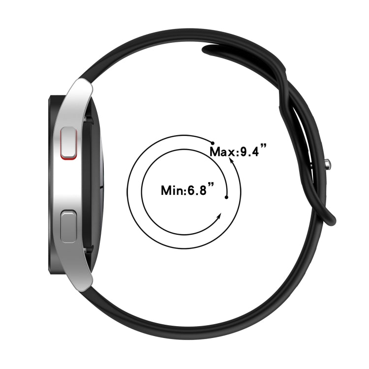 Cinturino in silicone 20 mm per Garmin Forerunner 245