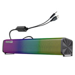 Soundbar USB 10W con luce RGB per PC e smartphone