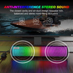 Soundbar USB 10W con luce RGB per PC e smartphone