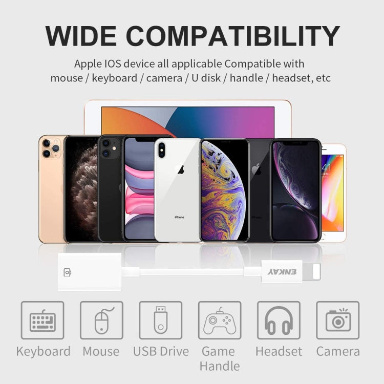 Cavo adattatore OTG 8 pin a USB 3.0 per iPhone e iPad