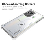 ENKAY Custodia per telefono antiurto in TPU trasparente, For Xiaomi Black Shark 5 Pro, For Xiaomi 12 Lite