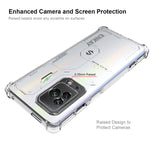 ENKAY Custodia per telefono antiurto in TPU trasparente, For Xiaomi Black Shark 5 Pro, For Xiaomi 12 Lite