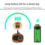 Altoparlante wireless stereo retro B5 Bluetooth 5.0