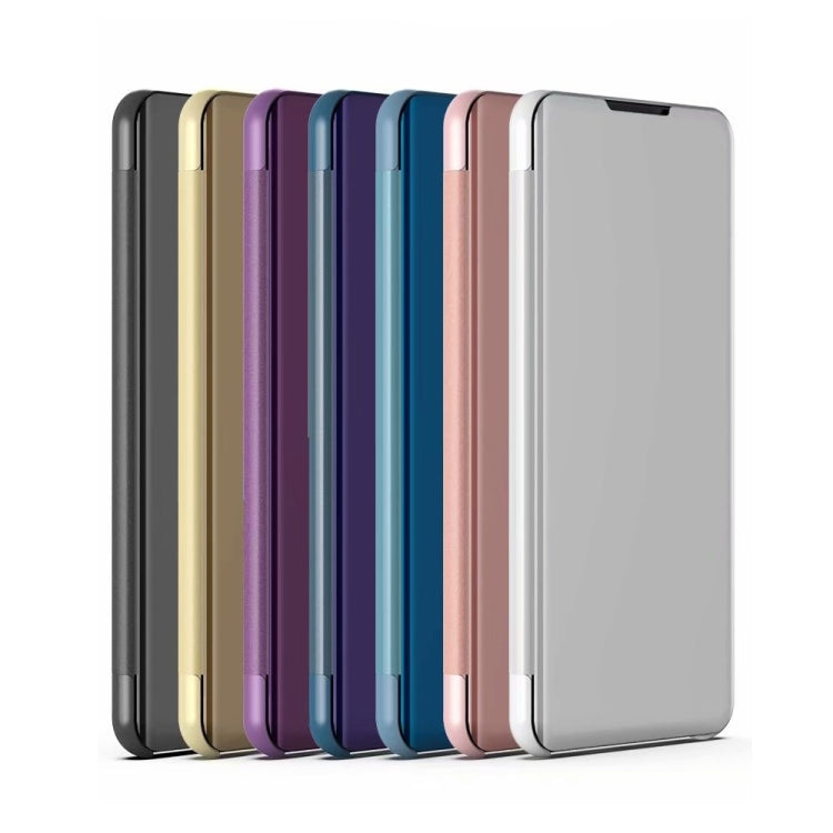 Custodia in pelle flip specchio con supporto per Samsung Galaxy M
