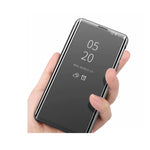 Custodia in pelle flip specchio con supporto per Samsung Galaxy M