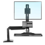 Supporto ergonomico per monitor 19-27" con vassoio tastiera