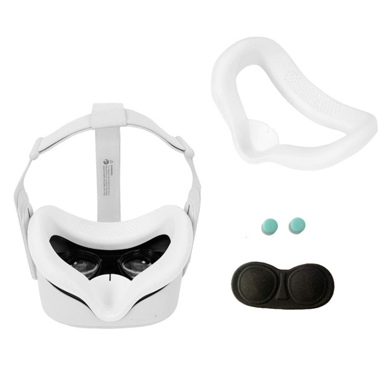Cover in silicone per Oculus Quest 2 con copriobiettivo