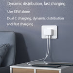 Caricabatterie USB-C 35W a doppia porta, spina UK - immagine 5