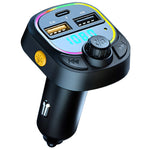 Kit vivavoce per auto con luce e trasmettitore FM stereo