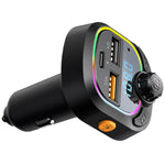 Kit vivavoce per auto con luce e trasmettitore FM stereo