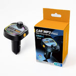 Kit vivavoce per auto con luce e trasmettitore FM stereo