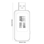 Tester USB DC 10 in 1 Misuratore di Corrente 4-30V