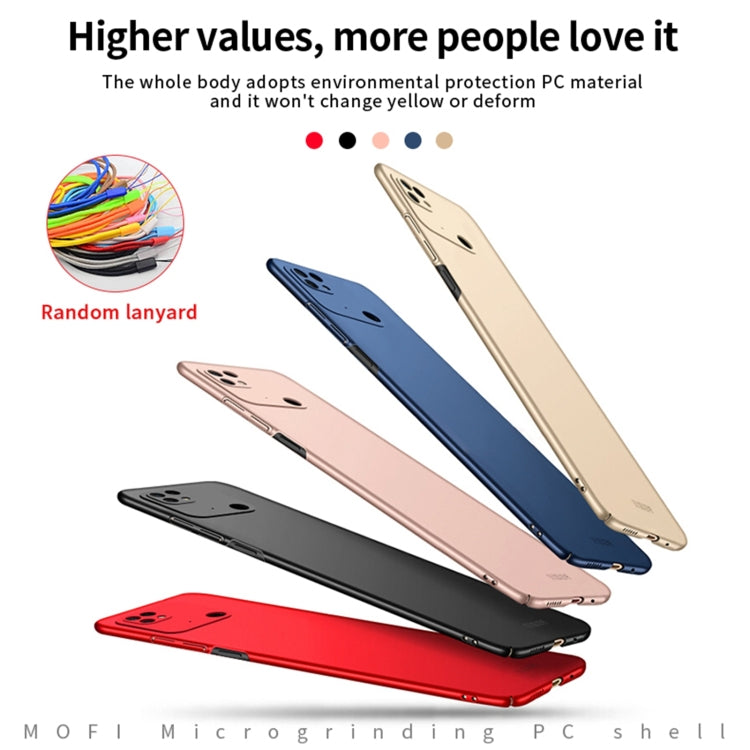 Custodia rigida ultrasottile MOFI Frosted PC, For Xiaomi Redmi 10C / Redmi 10 Power, For Xiaomi POCO M4 Pro 4G